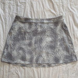 Outdoor Voices Patterned Gray Tennis Skirt- size M